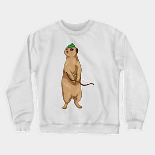 Meerkat Archer Bow Crewneck Sweatshirt